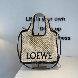 LOEWE fashion straw bag